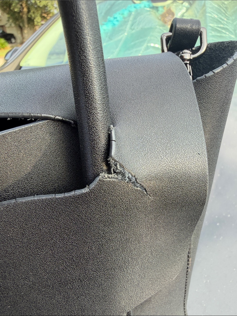 Hieleven Black Women's Top-Handle Tote - Picture 4 of 6